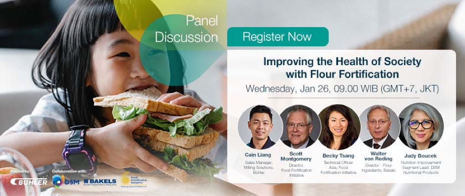 Bühler akan Menyelenggarakan Webinar dan Panel Virtual Langsung Mengenai Flour Fortification Bersama Bakels, DSM, dan FFI