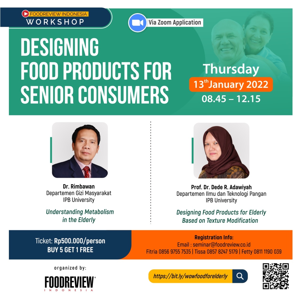 FoodReview Indonesia Workshop Designing Food Products for Senior Consumers